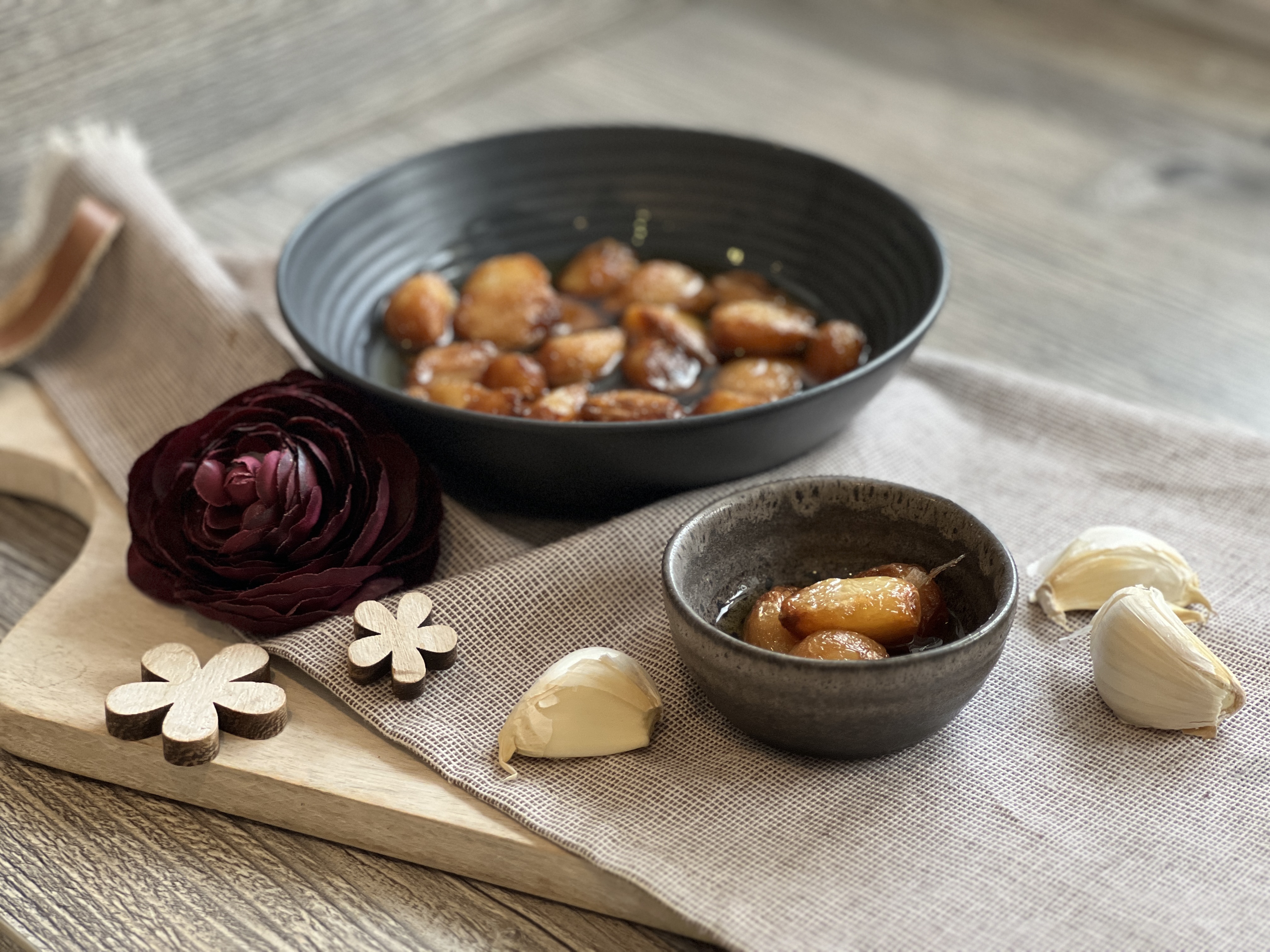 Gebackener Knoblauch