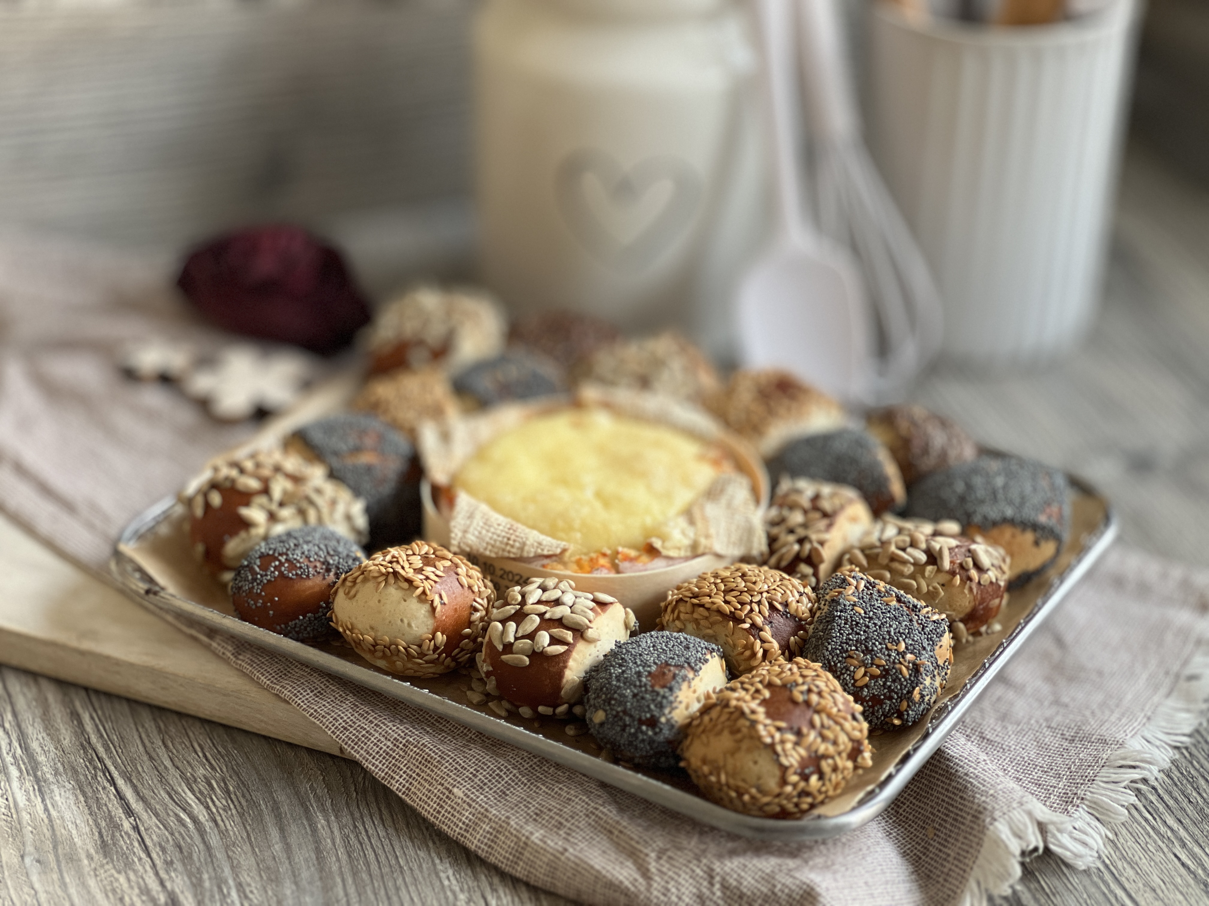 Käse-Laugen-Snack