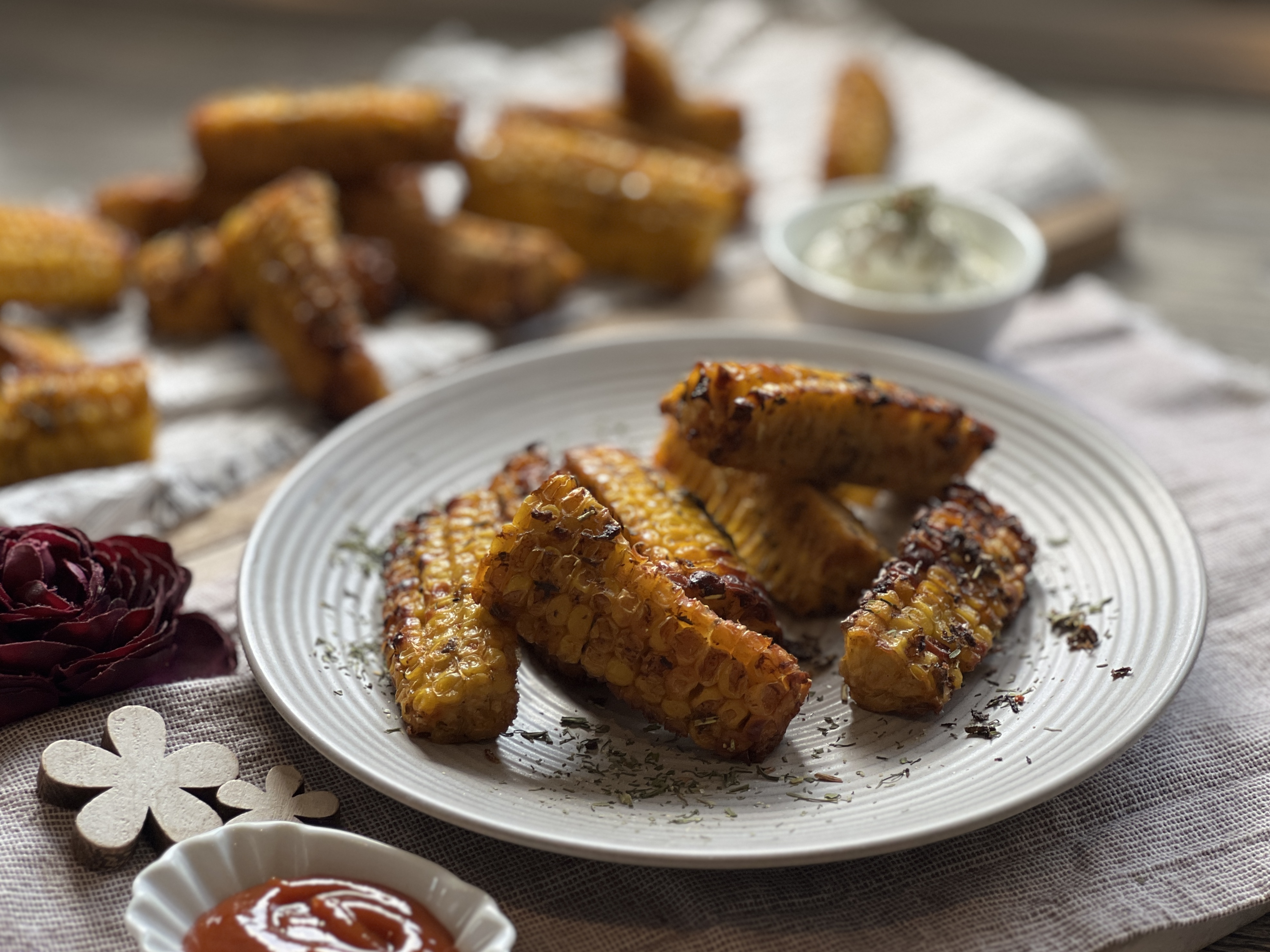 ᐅ Mais-Ribs Rezept ⇒ Air Fryer von Pampered Chef®