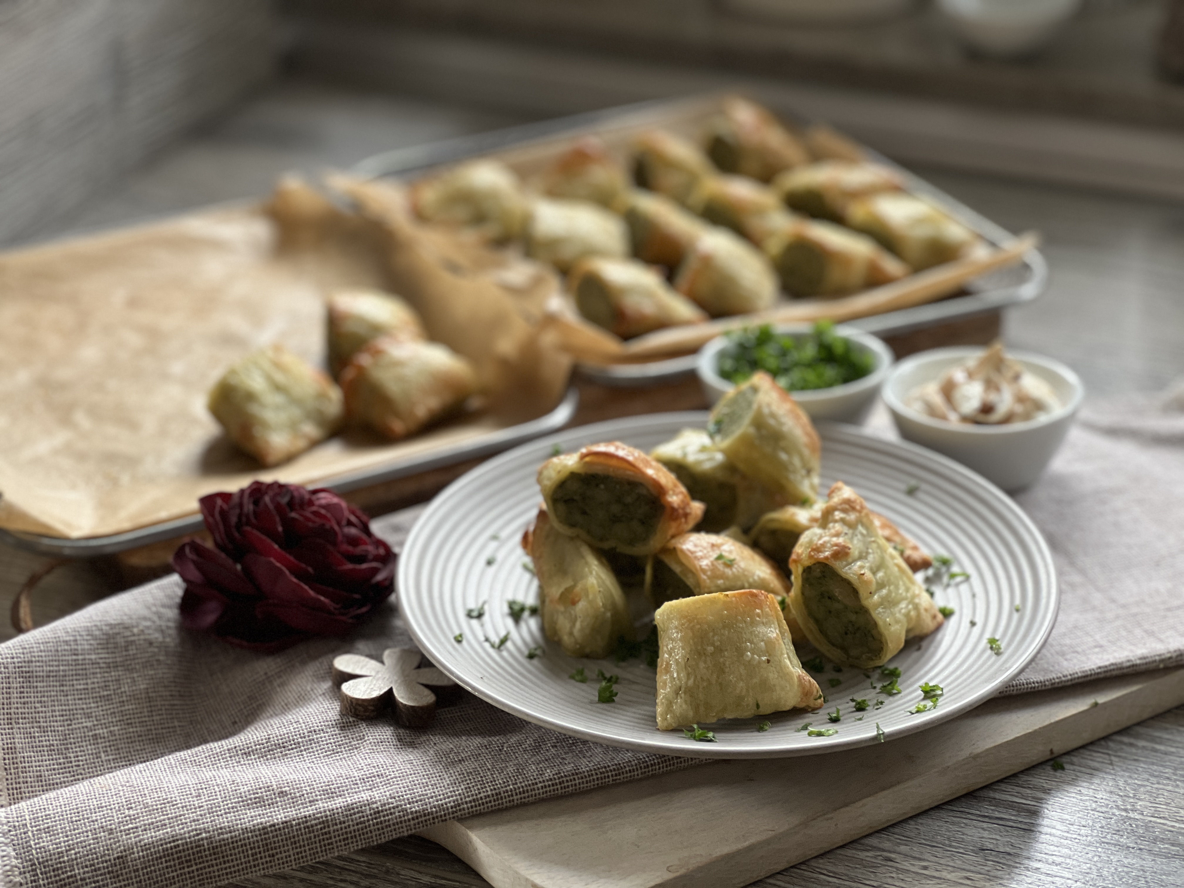 Maultaschen mit Schmand