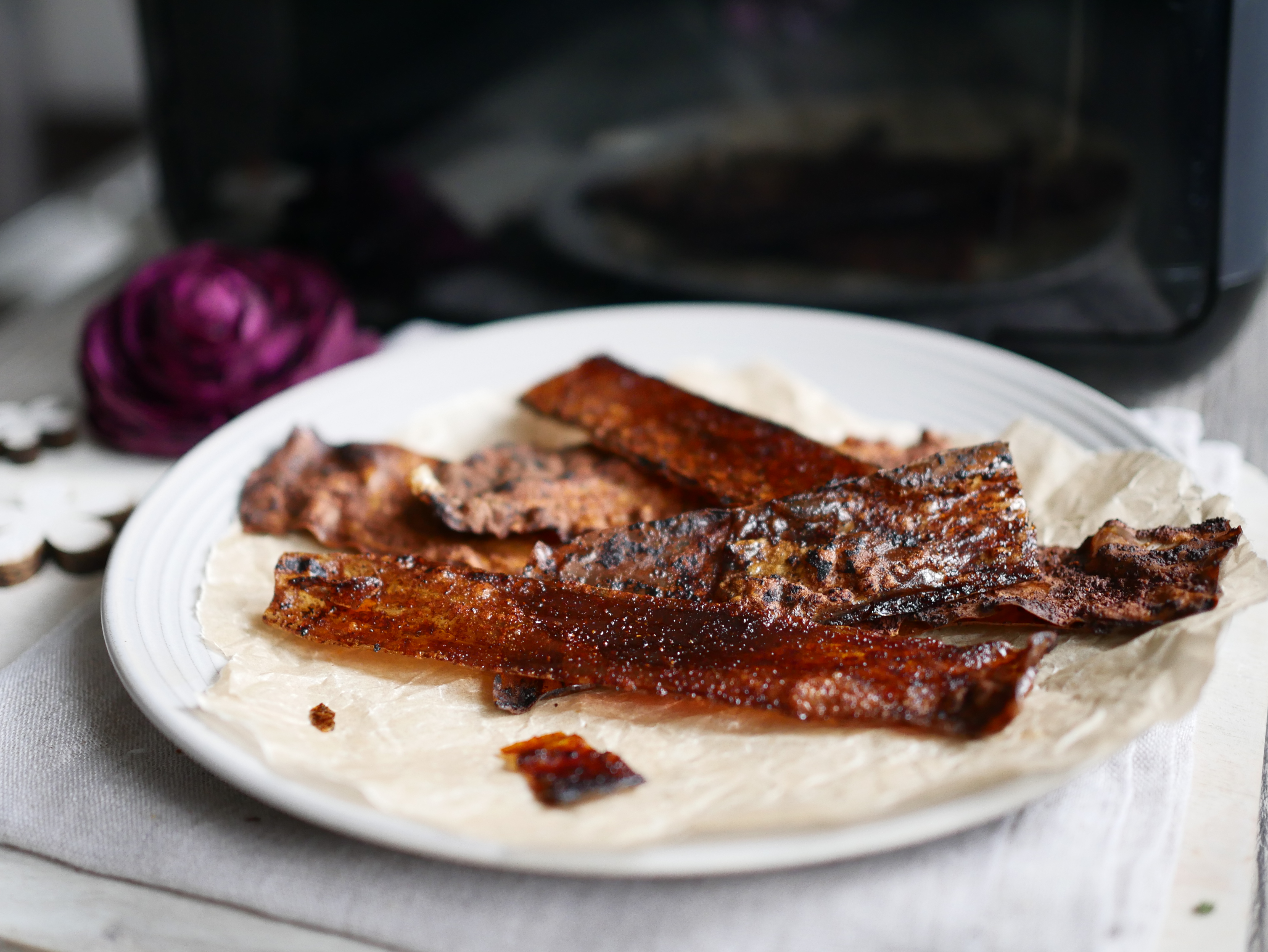 Veganer Bacon