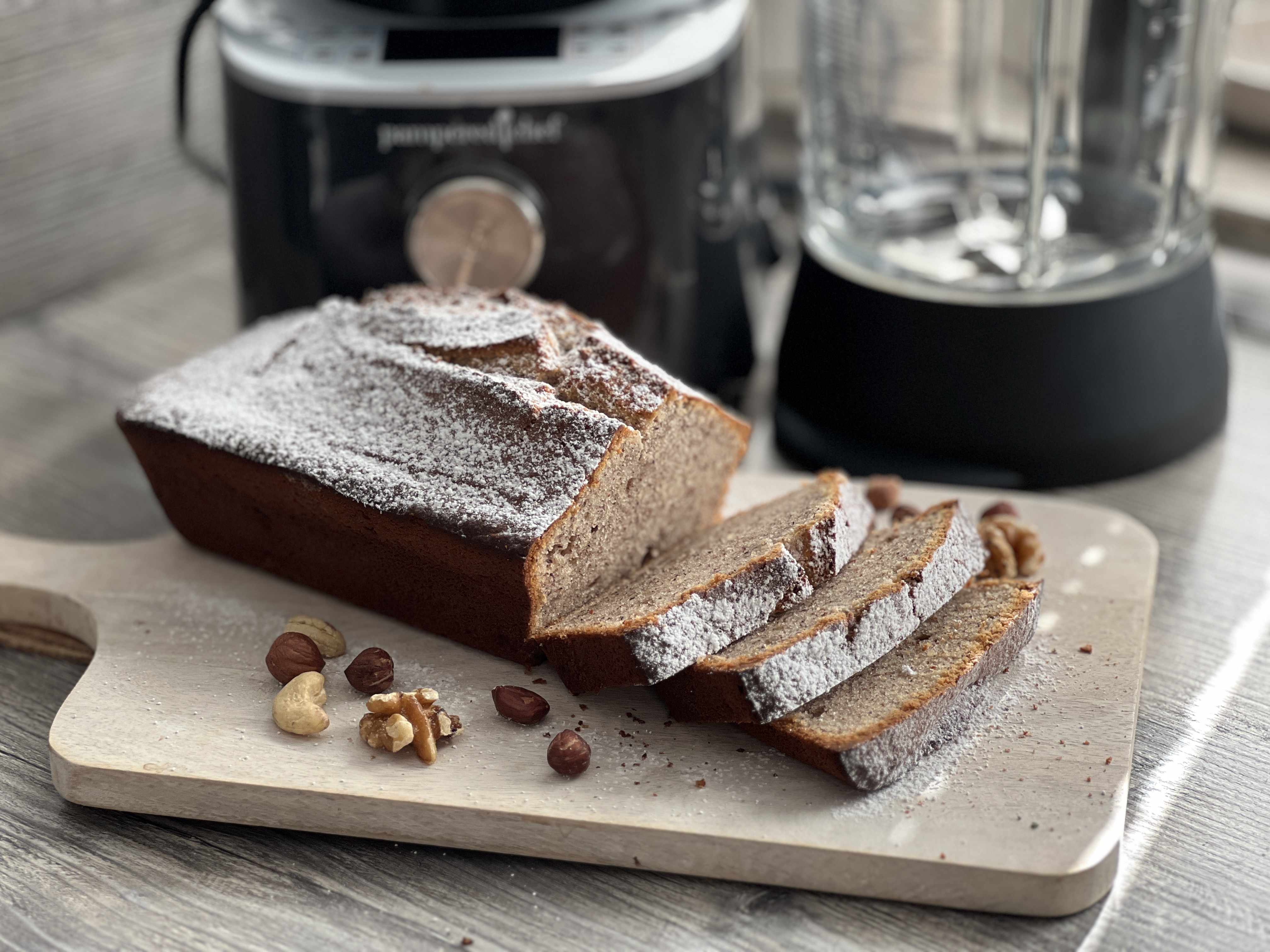 Nusskuchen aus dem Blender