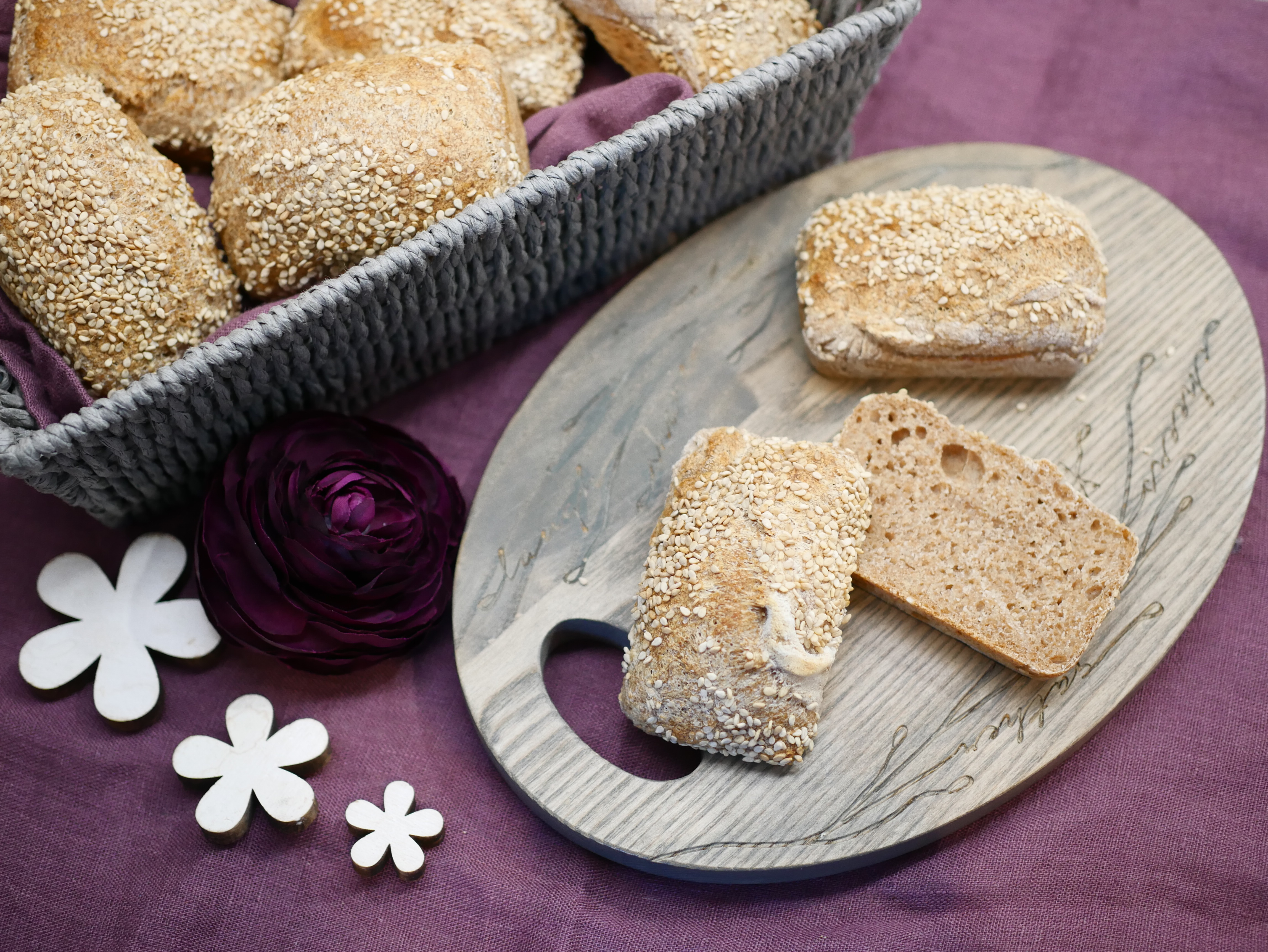 Dinkel Vollkornbrötchen