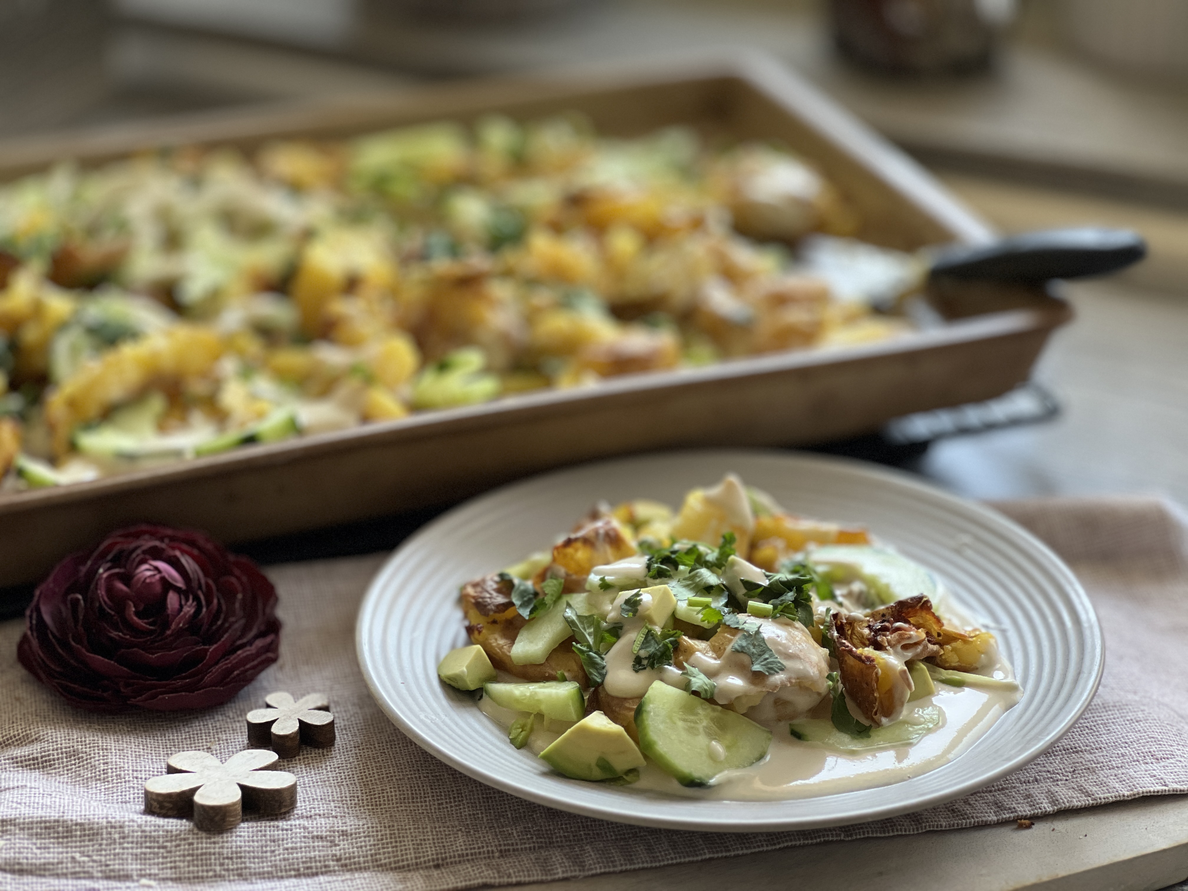 Knuspriger Kartoffelsalat