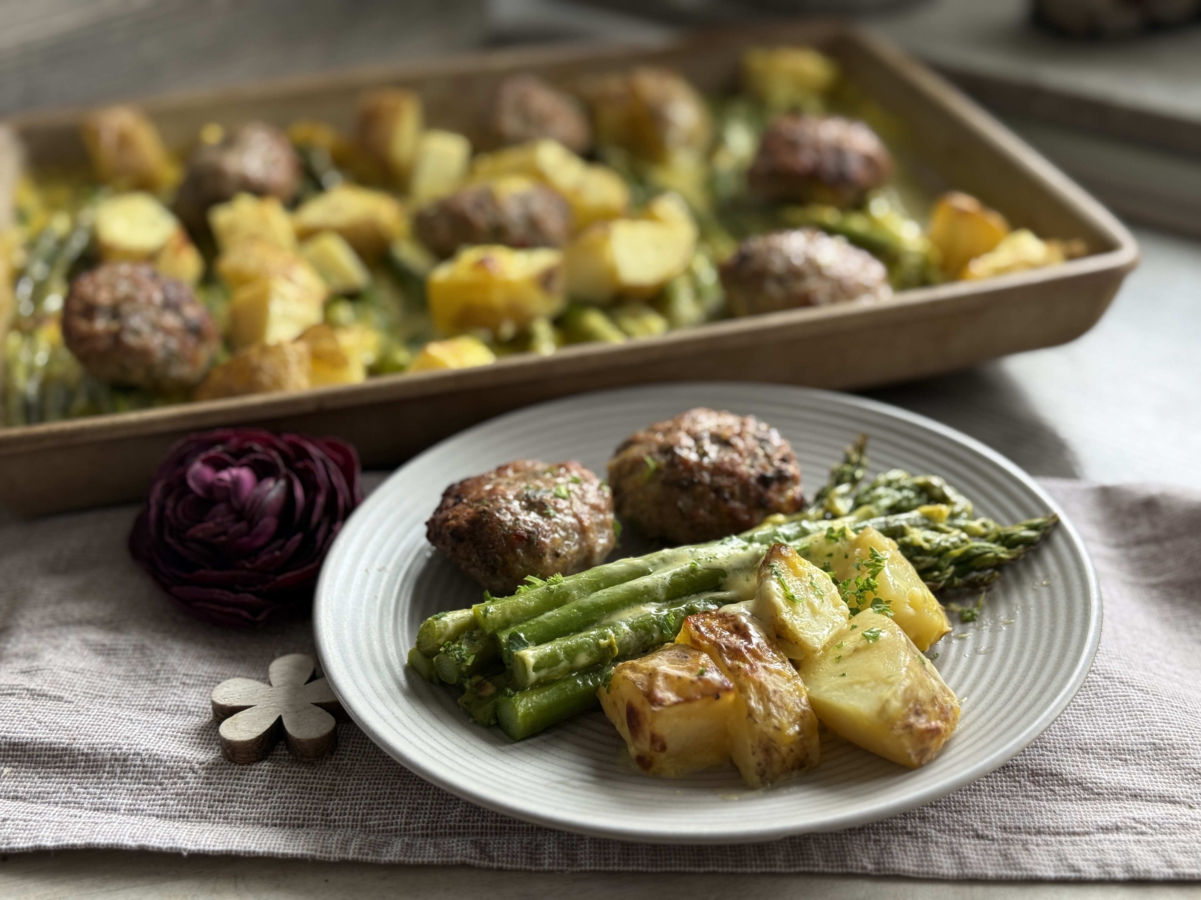 Spargelblech auf die Schnelle