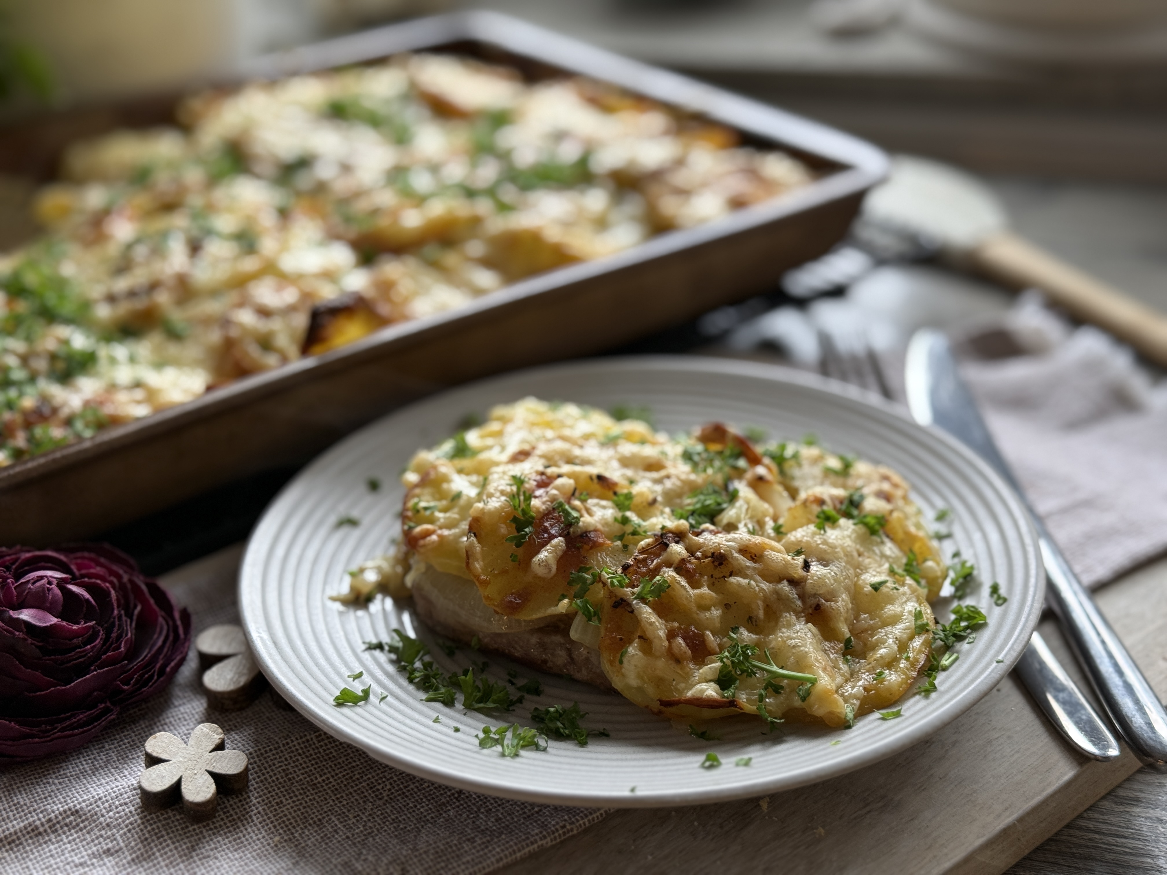 Steak-Gratin