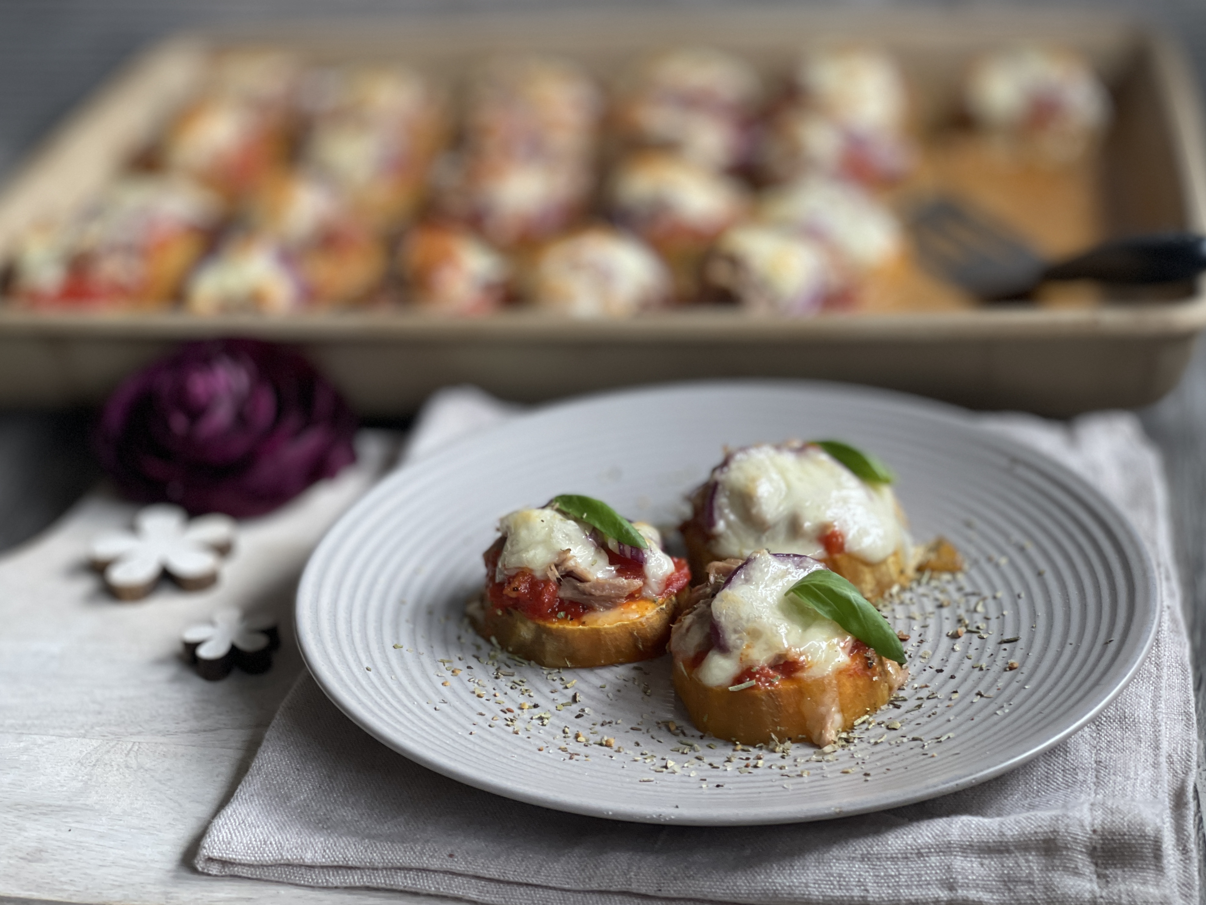 Süßkartoffel-Pizzen