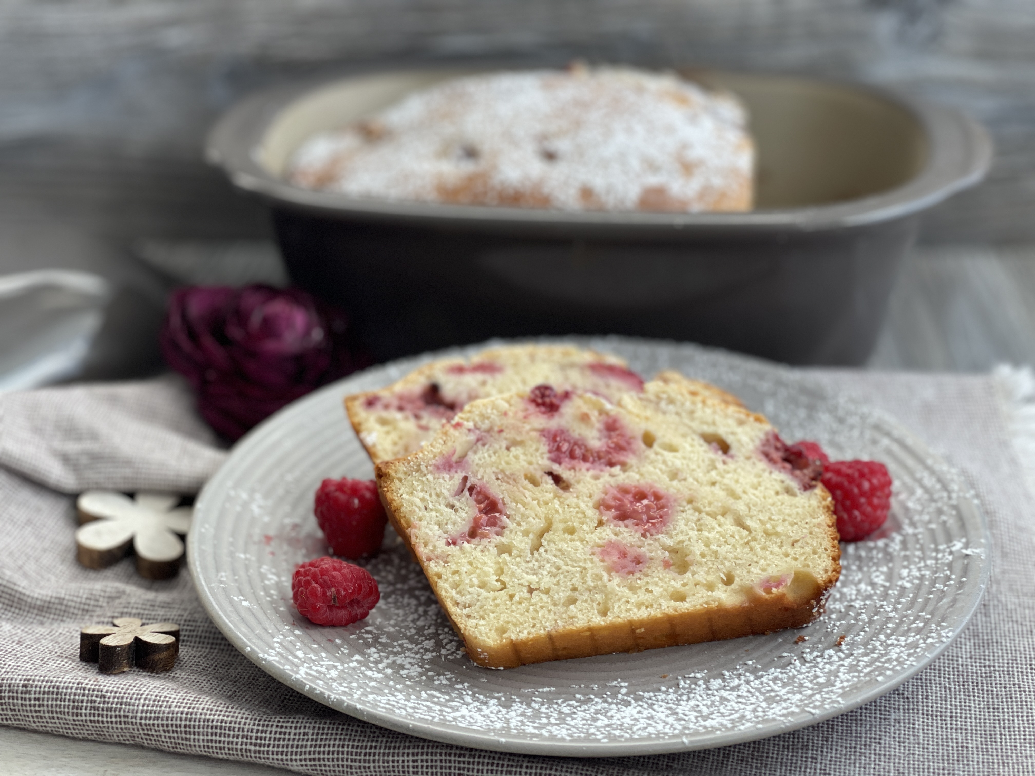 Himbeer-Ricotta-Kuchen