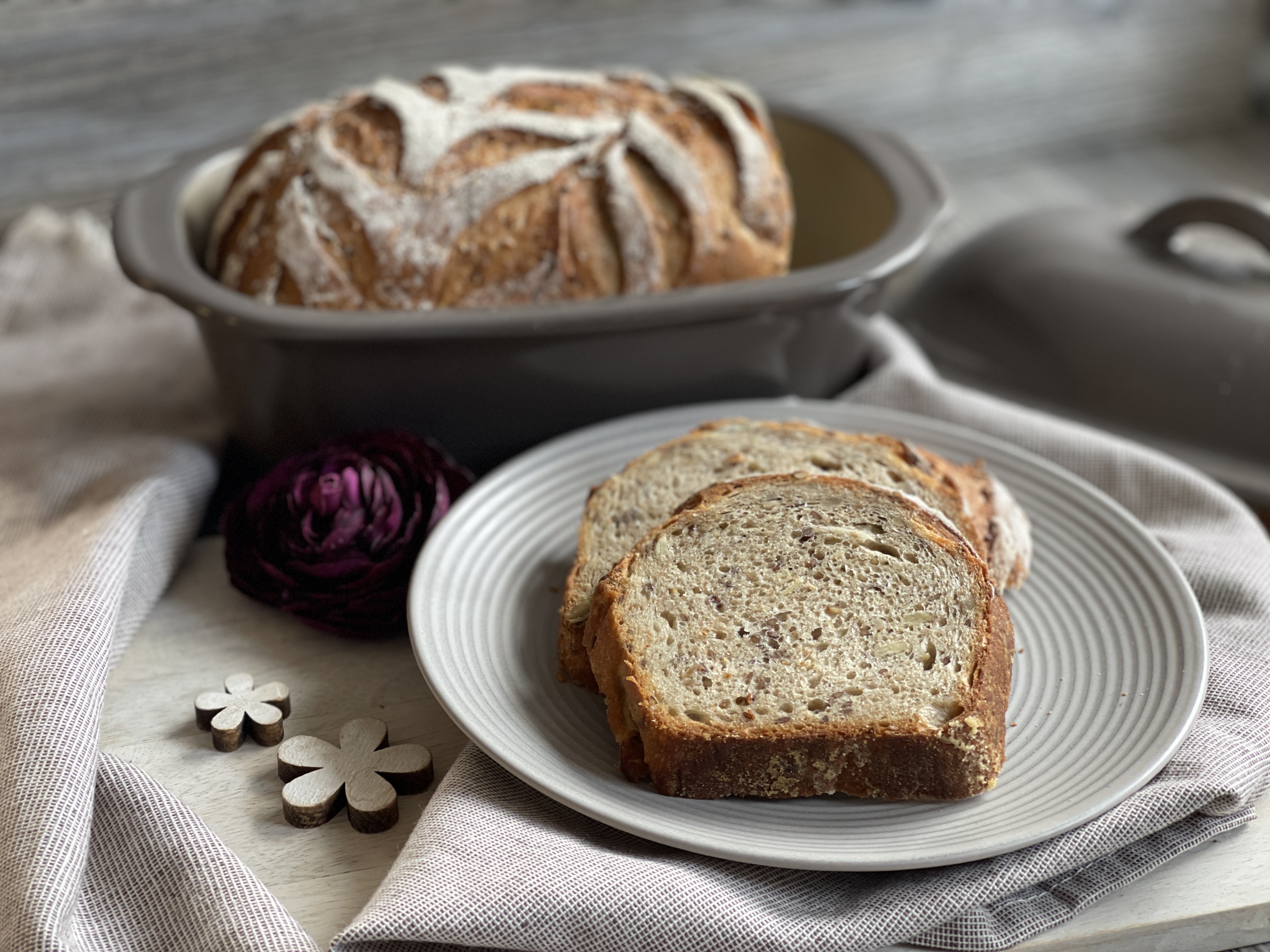 Saftiges Dinkelbrot