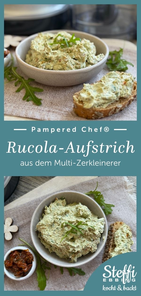 Chef. Select Rucola ᐅ Rucola-Aufstrich Rezept ⇒ Zerkleinerer • Pampered Chef