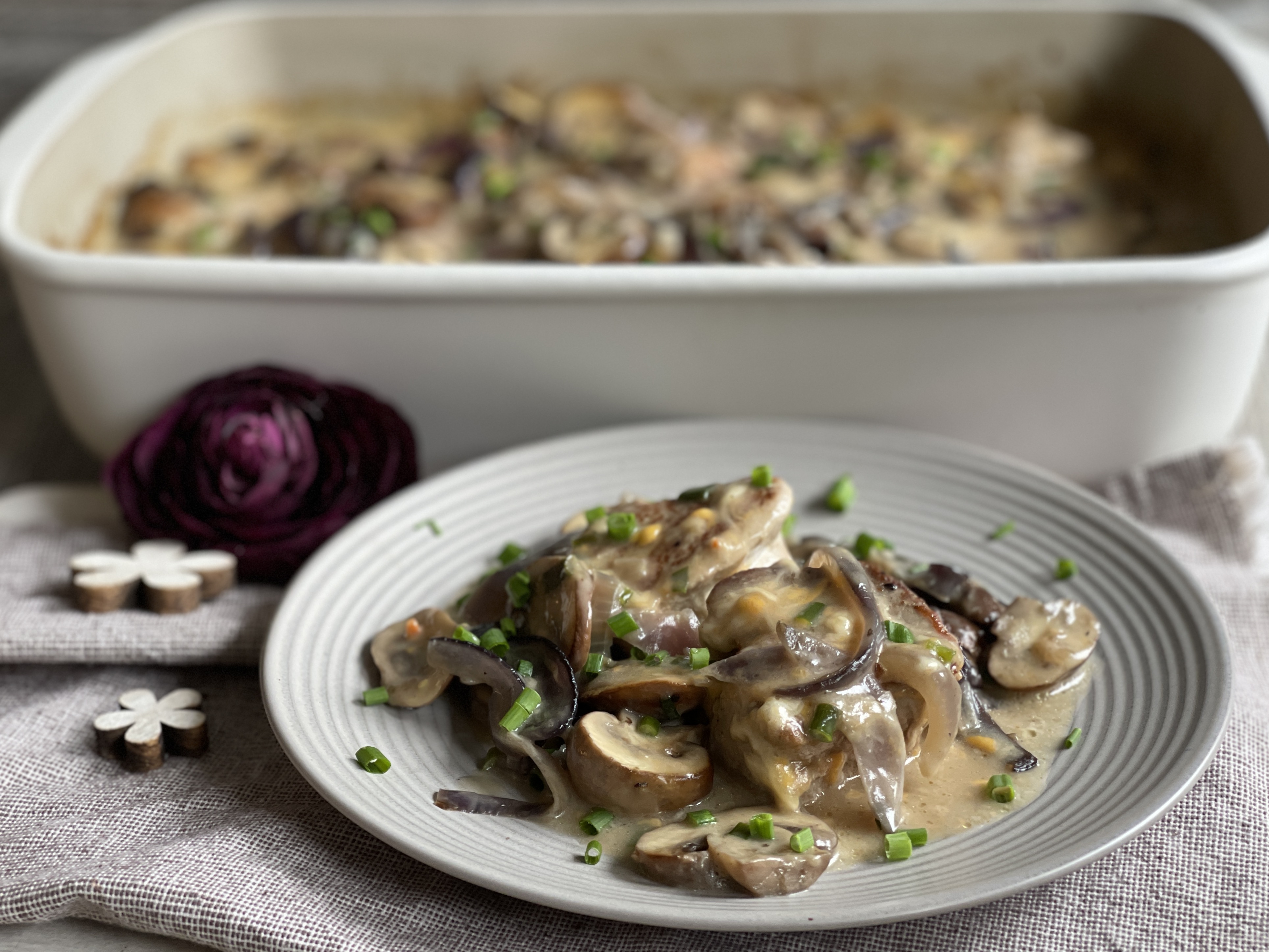 Gratiniertes Schweinefilet