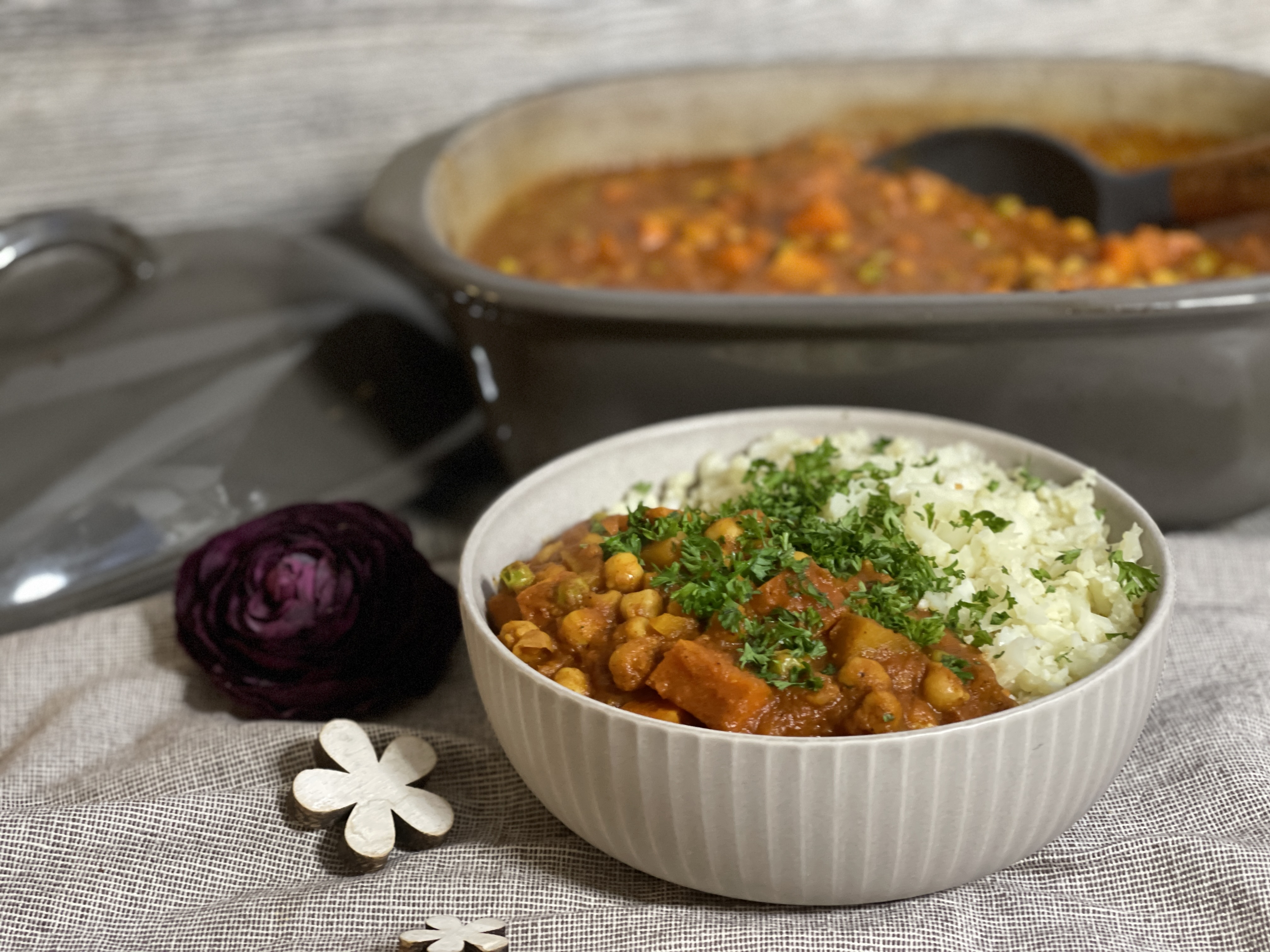 Rezept Kichererbsen-Curry aus dem Ofenmeister von Pampered Chef® 