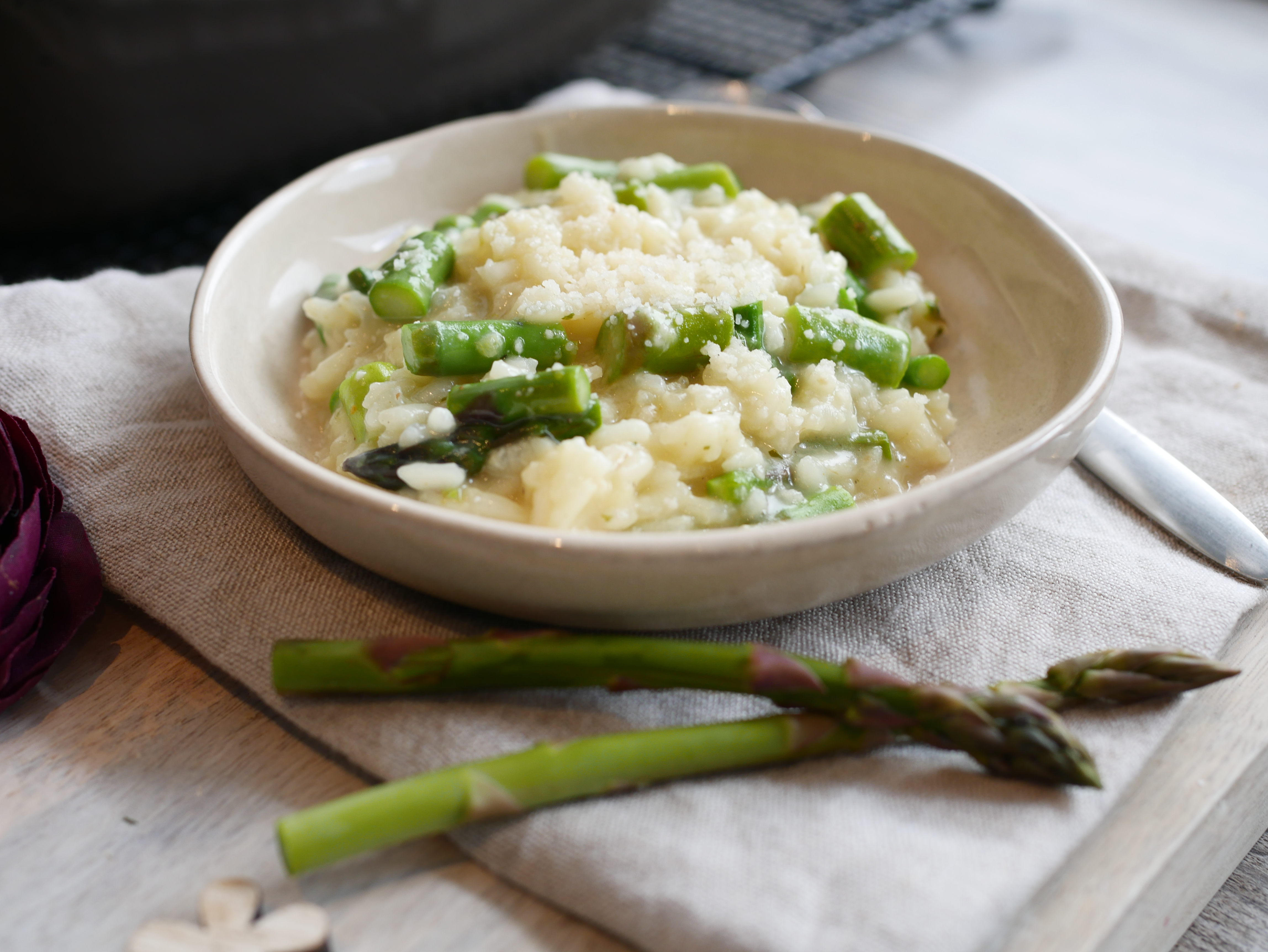 Spargelrisotto