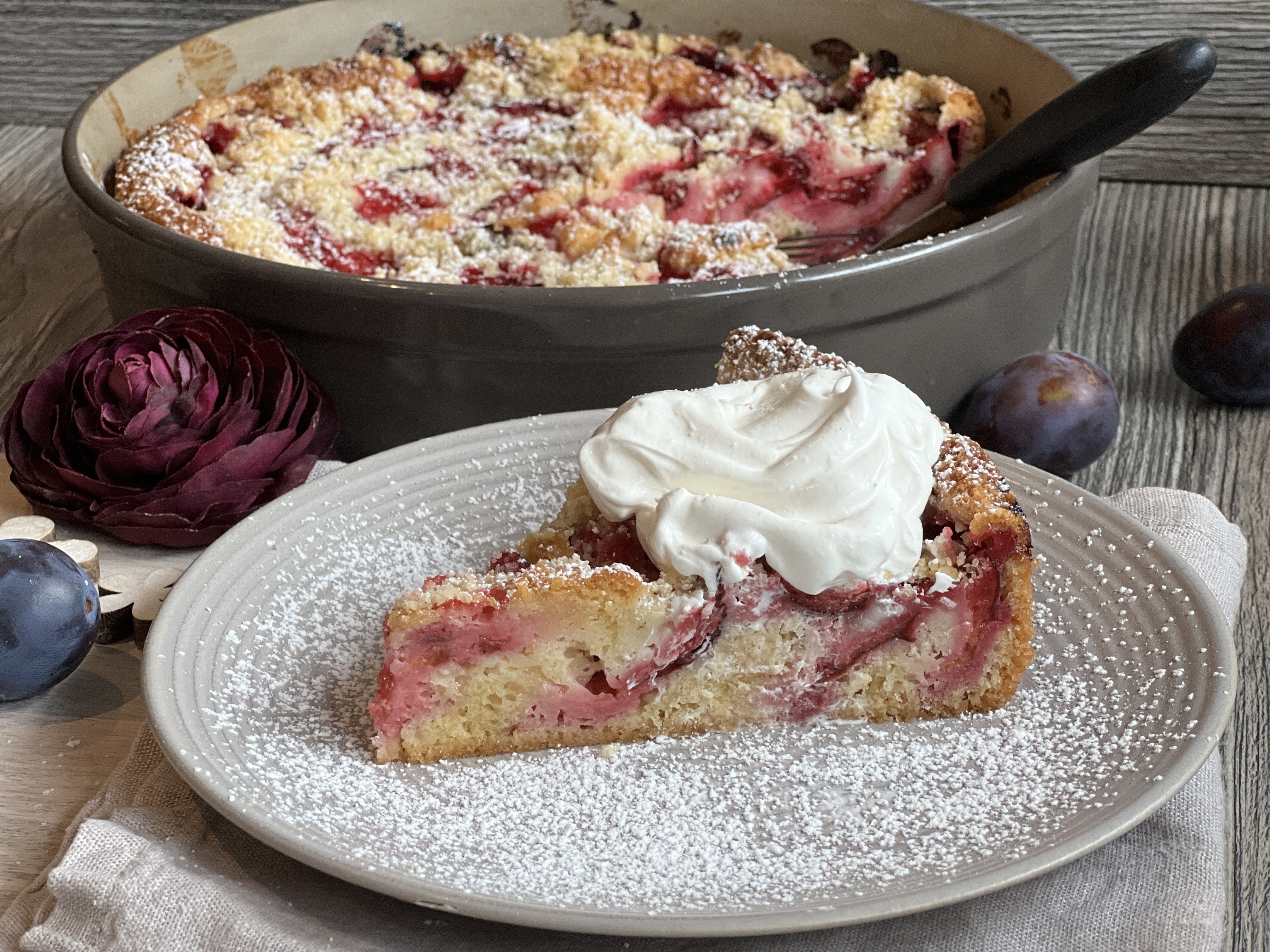 Zwetschgen-Rührkuchen