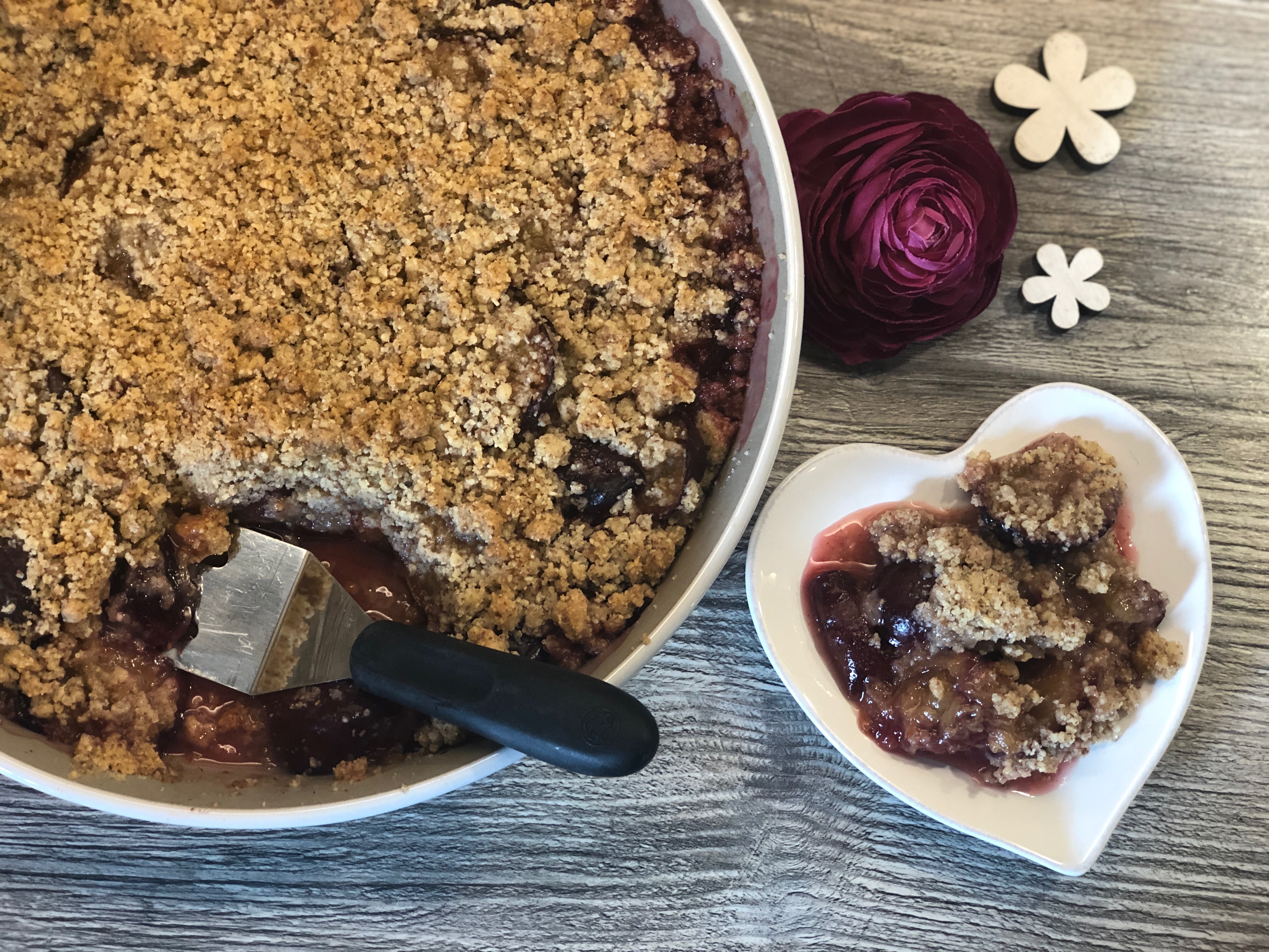Zwetschgen-Crumble