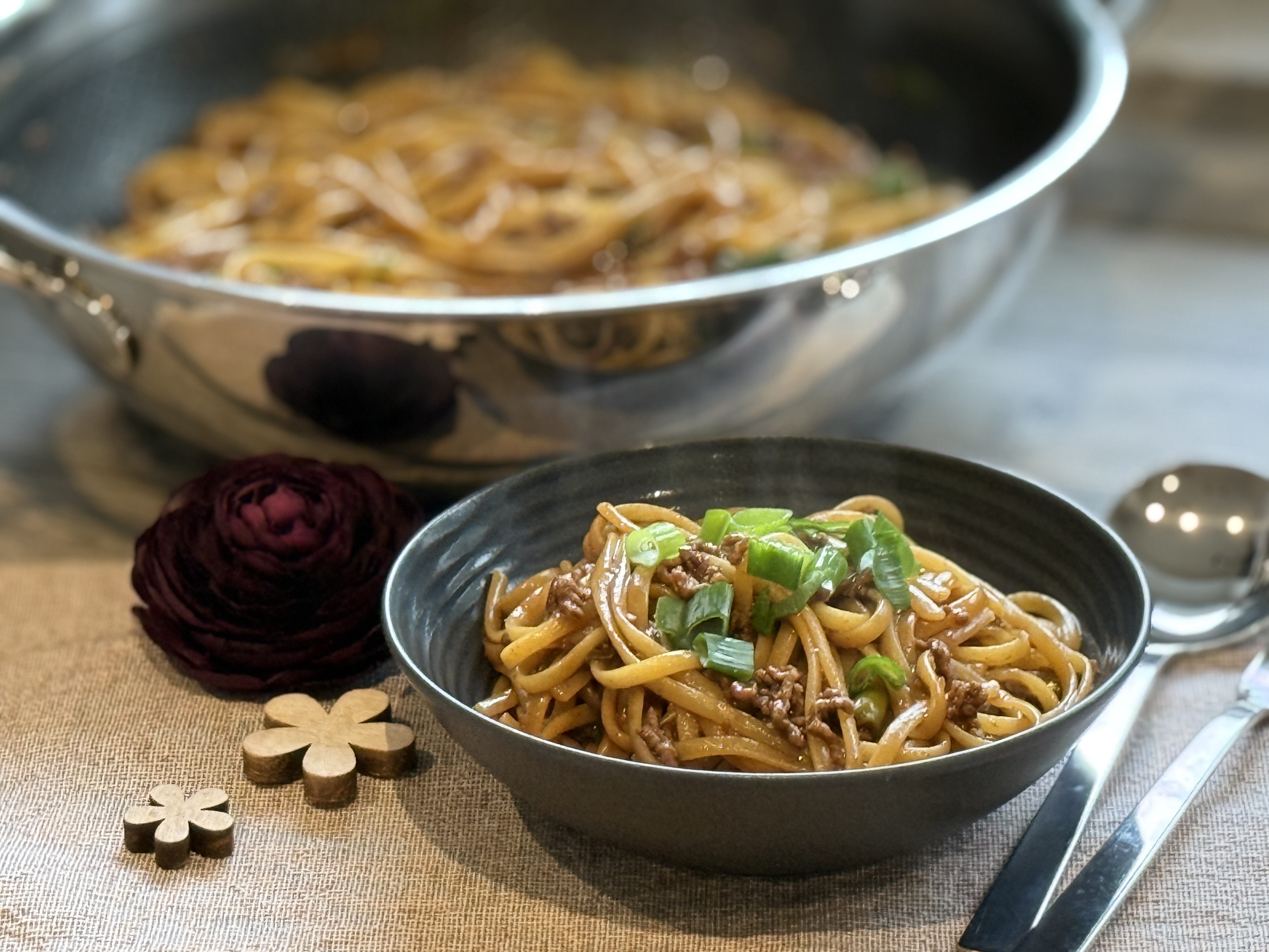 Mongolische Pasta