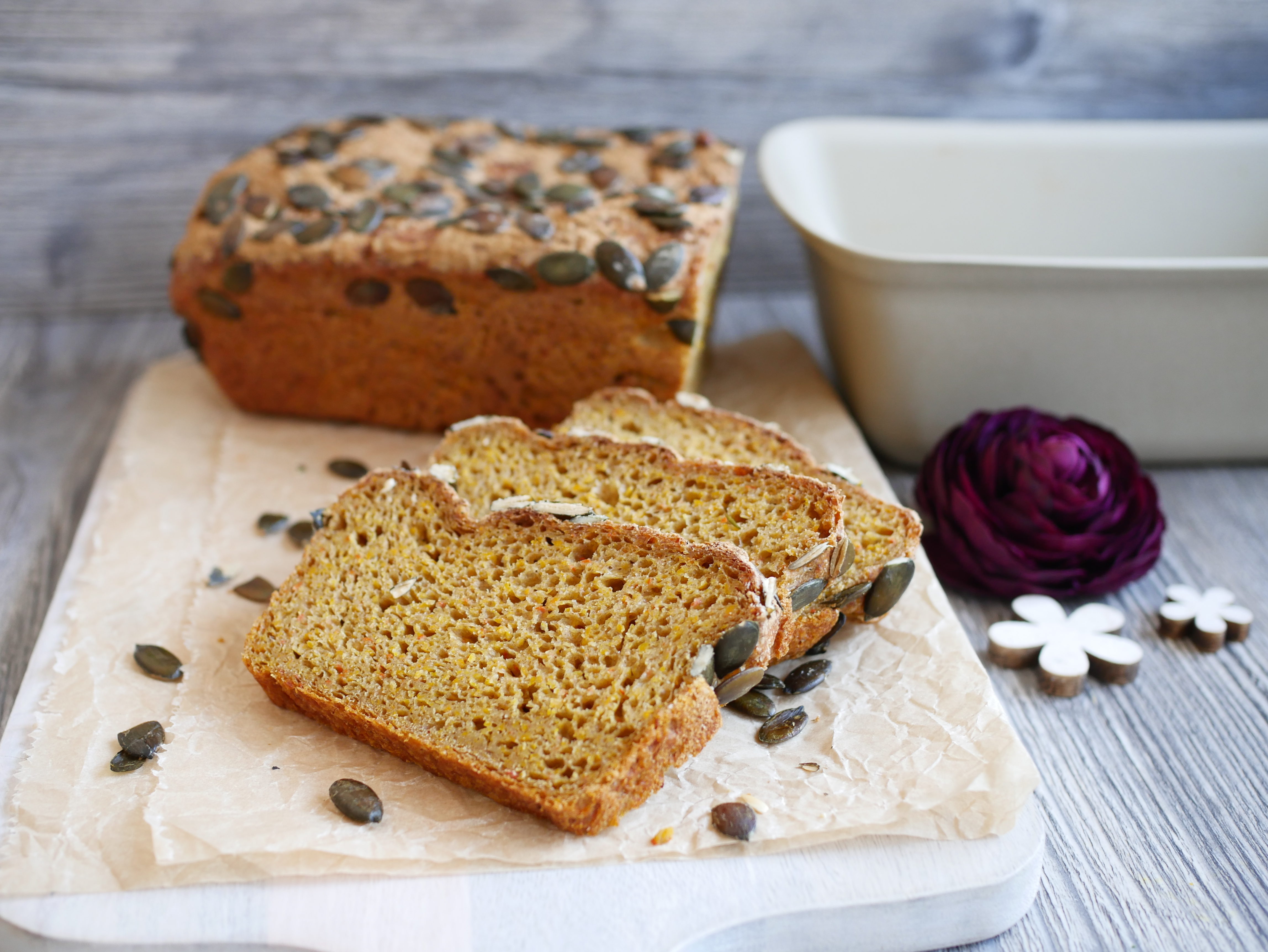 Saftiges Kürbisbrot