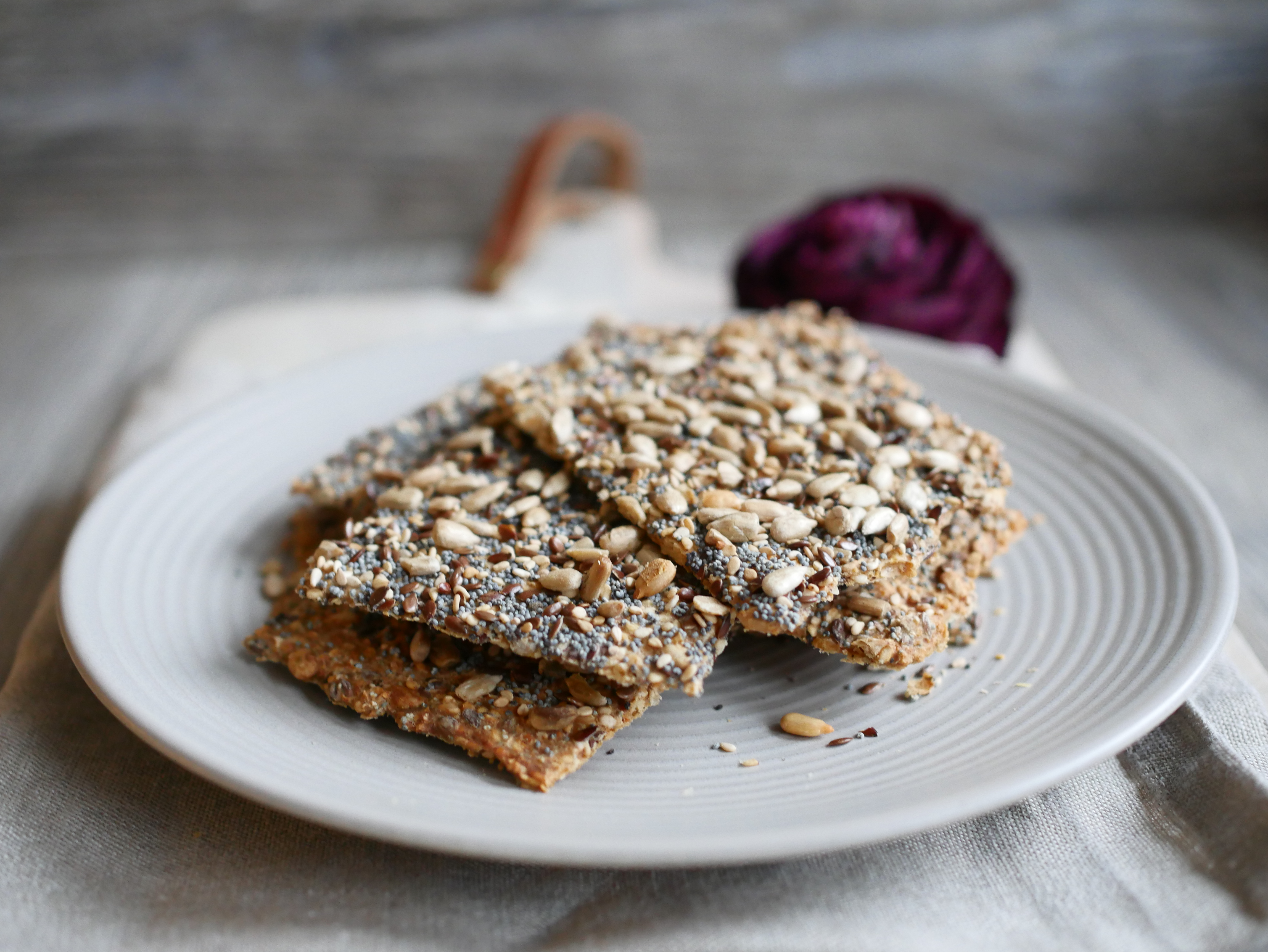 Haferflocken-Knäckebrot
