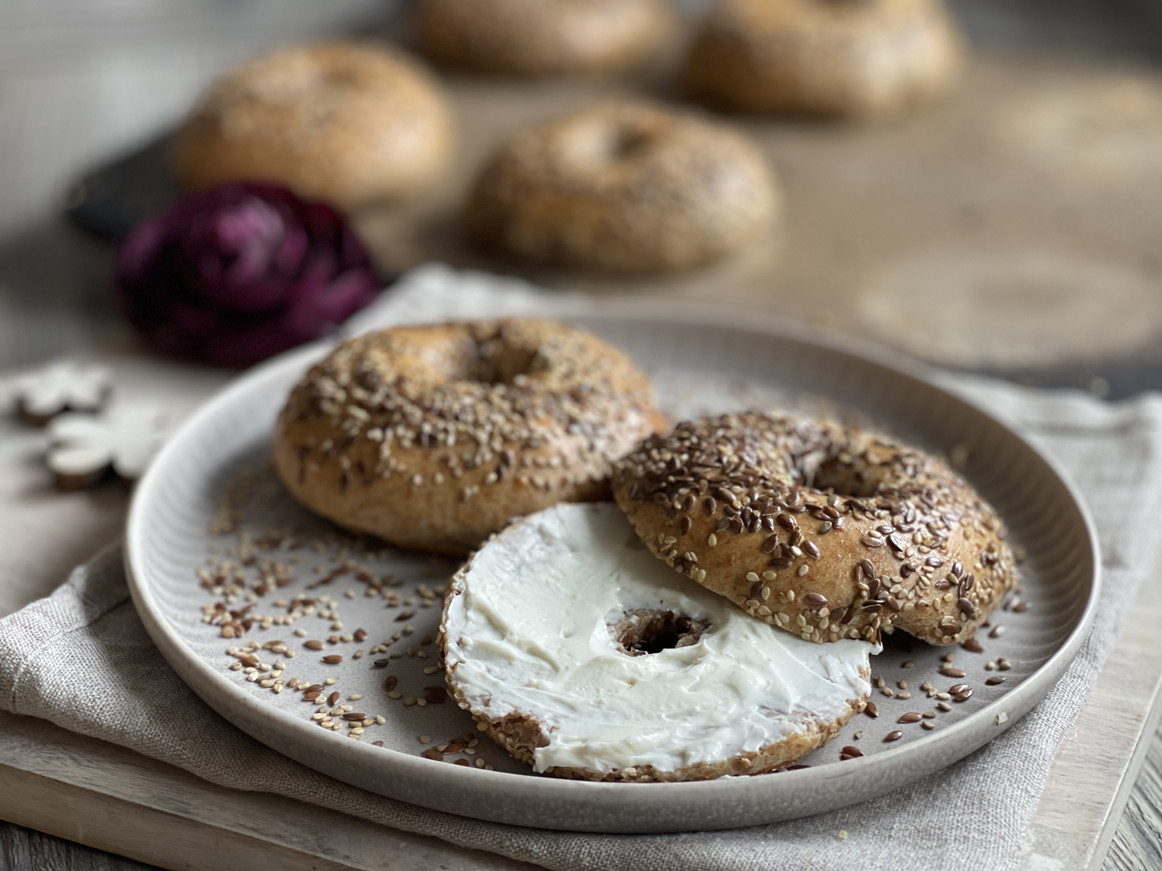 Protein-Bagels