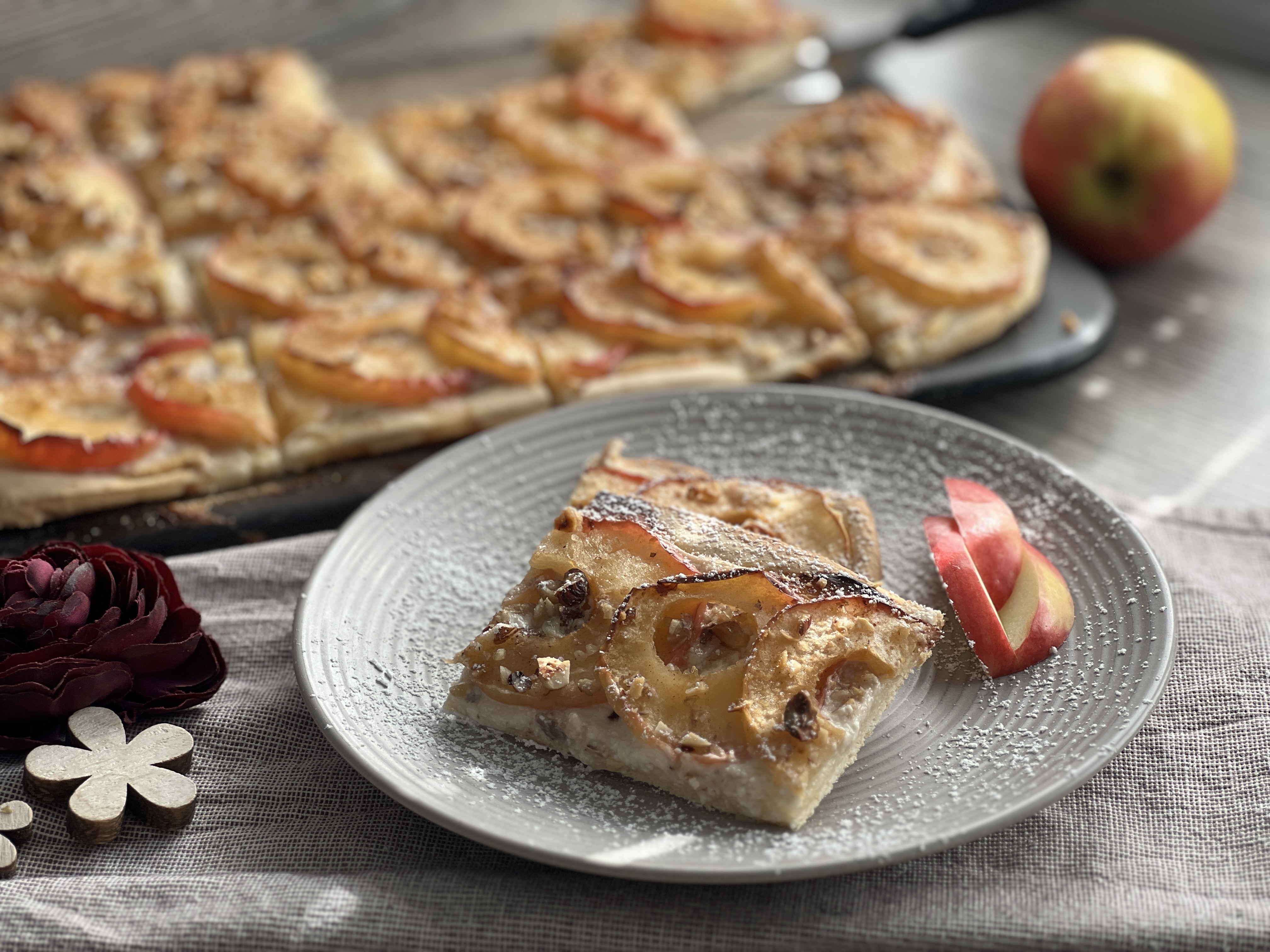 Süßer Flammkuchen