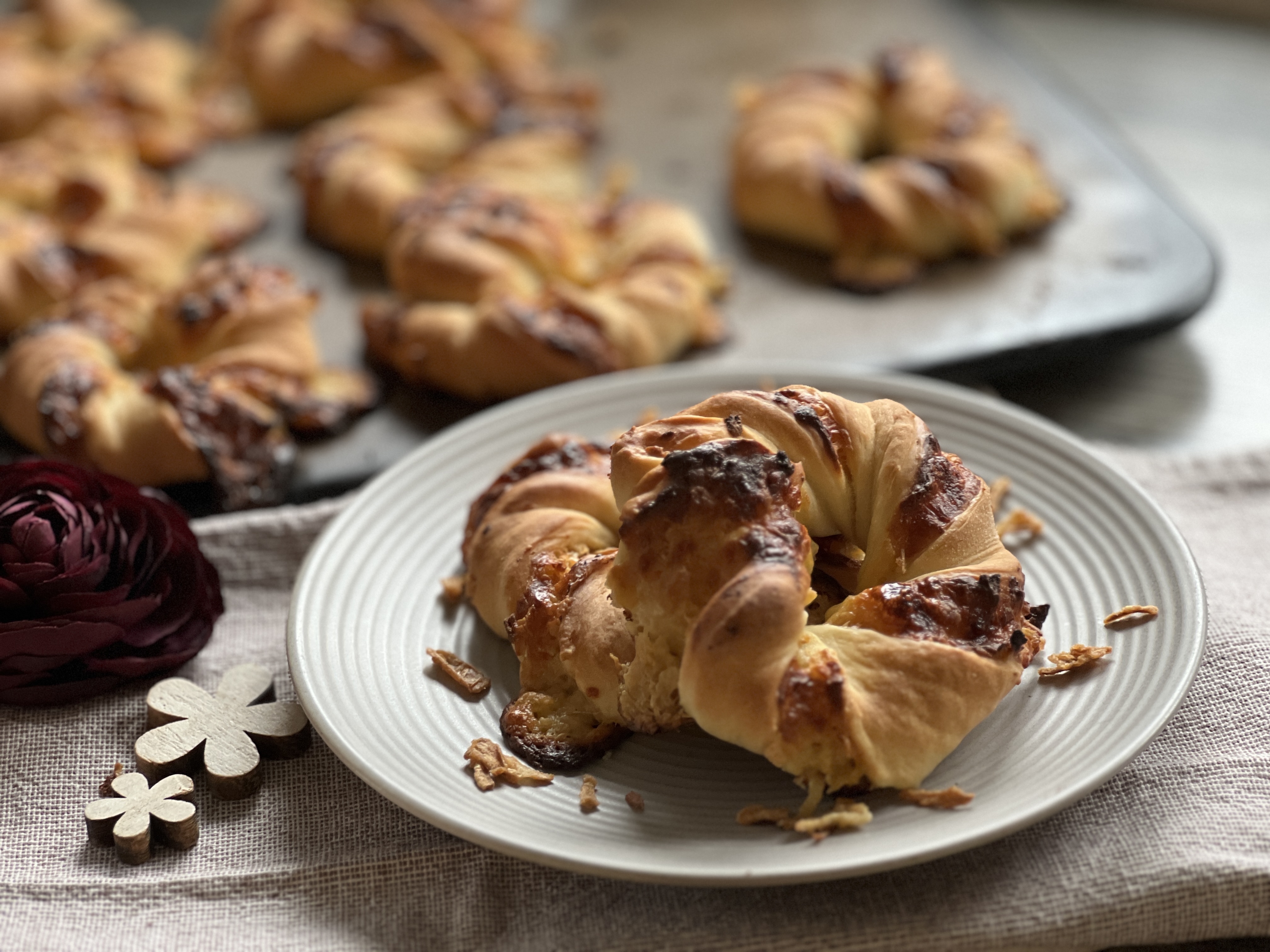 Zwiebel-Käse-Kringel